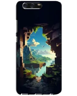 Чехол для Huawei P10 (VTR) с картинкой «Вид из пещеры»