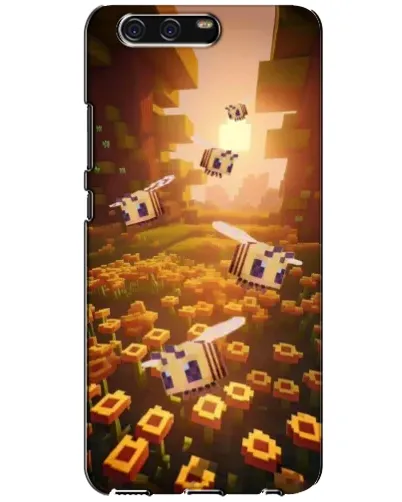 Чехол для Huawei P10 (VTR) с картинкой «Поле подсолнухов»