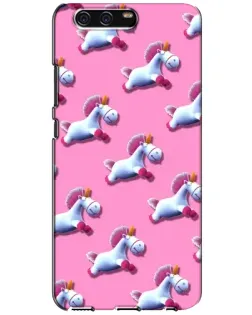 Чехол для Huawei P10 (VTR) с картинкой «Единороги на розовом»