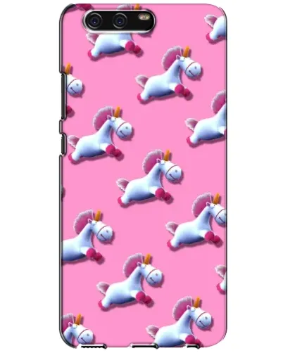 Чехол для Huawei P10 (VTR) с картинкой «Единороги на розовом»