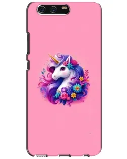 Чехол для Huawei P10 (VTR) с картинкой «Сказочный единорог»
