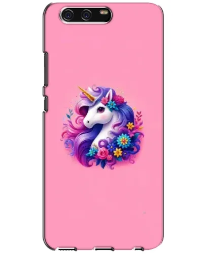 Чехол для Huawei P10 (VTR) с картинкой «Сказочный единорог»
