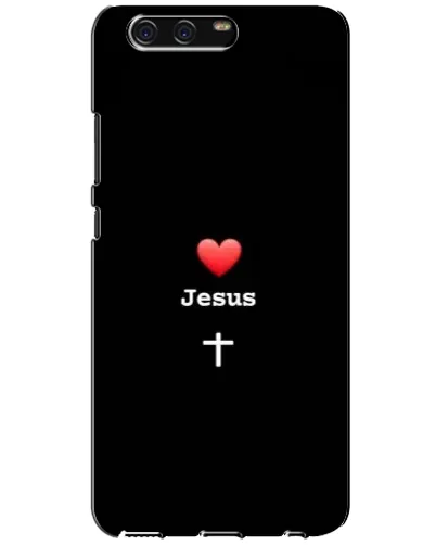 Чехол для Huawei P10 (VTR) с картинкой «Сердце - Jesus»