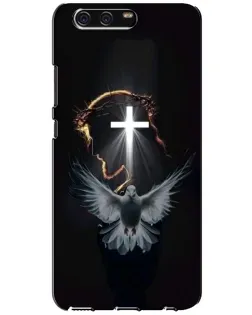 Чехол для Huawei P10 (VTR) с картинкой «Голубь и Свет»