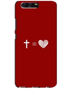 Чехол для Huawei P10 (VTR) с картинкой «Уравнение любви»