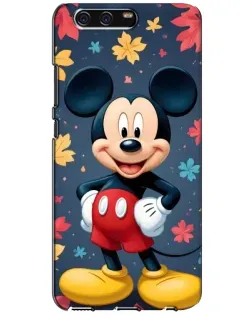 Чехол для Huawei P10 (VTR) с картинкой «Осенний Mickey Mouse»