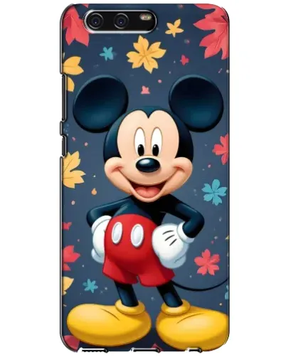 Чехол для Huawei P10 (VTR) с картинкой «Осенний Mickey Mouse»