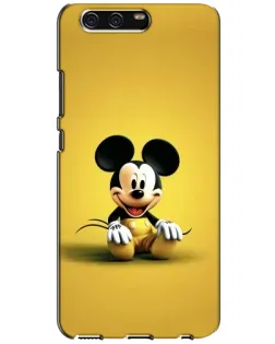 Чехол для Huawei P10 (VTR) с картинкой «Микки на желтом»