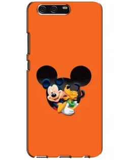 Чехол для Huawei P10 (VTR) с картинкой «Сердце Микки Минни»