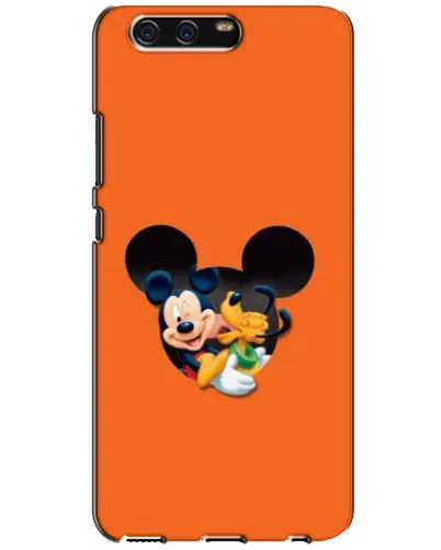 Чехол для Huawei P10 (VTR) с картинкой «Сердце Микки Минни»