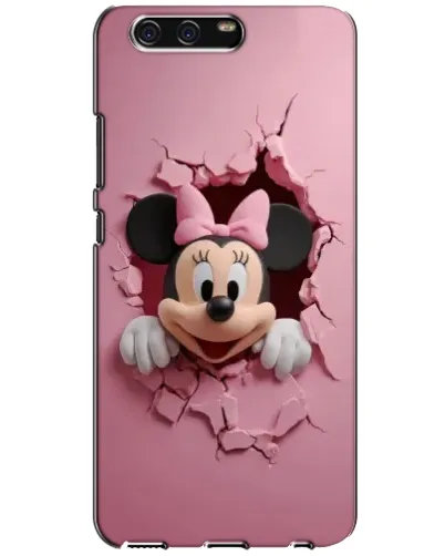 Чехол для Huawei P10 (VTR) с картинкой «Минни сквозь стену»