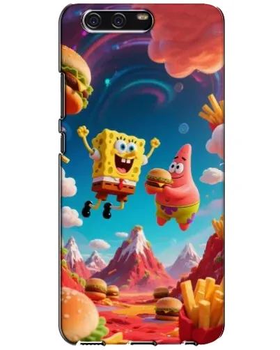 Чехол для Huawei P10 (VTR) с картинкой «Космический фастфуд» Чехол для Huawei P10 (VTR) с картинкой «Космический фастфуд»