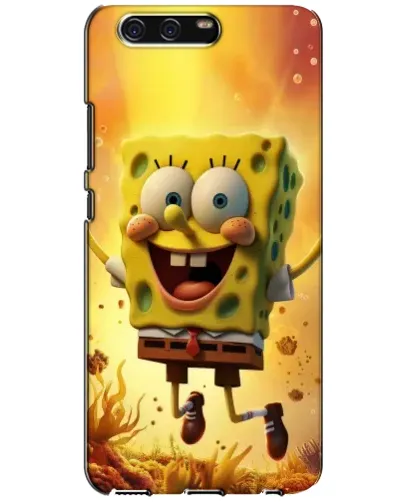 Чехол для Huawei P10 (VTR) с картинкой «Губка Боб прыгает» Чехол для Huawei P10 (VTR) с картинкой «Губка Боб прыгает»