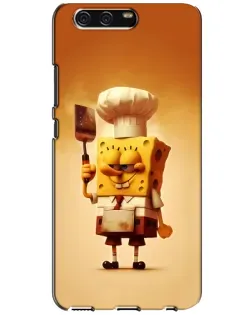 Чехол для Huawei P10 (VTR) с картинкой «Губка Боб повар»