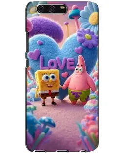 Чехол для Huawei P10 (VTR) с картинкой «Губка Боб Патрик»