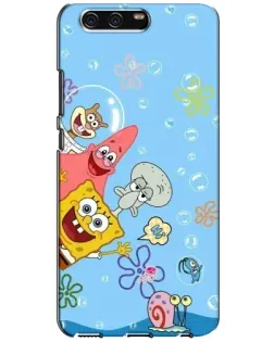 Чехол для Huawei P10 (VTR) с картинкой «Веселые пузырьки»
