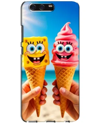 Чехол для Huawei P10 (VTR) с картинкой «Спанч Боб мороженое» Чехол для Huawei P10 (VTR) с картинкой «Спанч Боб мороженое»
