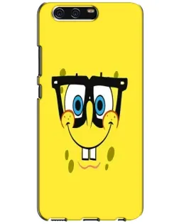 Чехол для Huawei P10 (VTR) с картинкой «Минималистичный Спанч Боб»