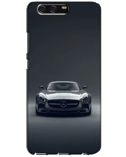 Чехол для Huawei P10 (VTR) с картинкой «Mercedes на черном»