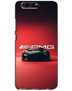 Чехол для Huawei P10 (VTR) с картинкой «Mercedes AMG — красная линия»