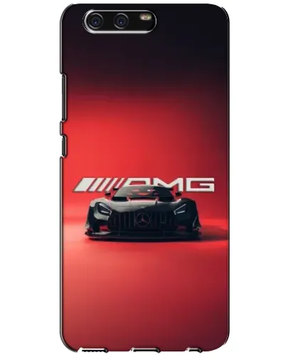 Чехол для Huawei P10 (VTR) с картинкой «Mercedes AMG — красная линия»