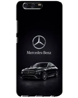 Чехол для Huawei P10 (VTR) с картинкой «Mercedes — решетка радиатора»