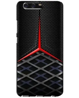Чехол для Huawei P10 (VTR) с картинкой «Mercedes Carbon Grid»