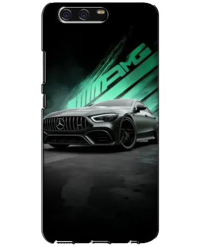 Чехол для Huawei P10 (VTR) с картинкой «Темный Mercedes AMG»