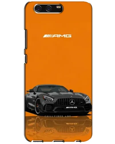 Чехол для Huawei P10 (VTR) с картинкой «Оранжевый Mercedes AMG»