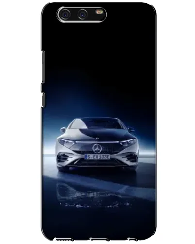 Чехол для Huawei P10 (VTR) с картинкой «Ночной Mercedes EQ»