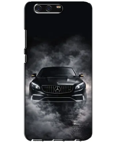 Чехол для Huawei P10 (VTR) с картинкой «Mercedes в дыму»