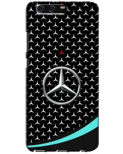 Чехол для Huawei P10 (VTR) с картинкой «Mercedes — бирюзовый акцент»