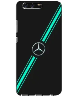 Чехол для Huawei P10 (VTR) с картинкой «Спортивные линии Mercedes»