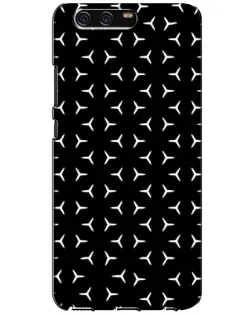 Чехол для Huawei P10 (VTR) с картинкой «Mercedes паттерн звезд»