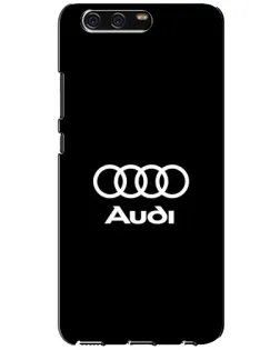 Чехол для Huawei P10 (VTR) с картинкой «Классическое лого Audi»