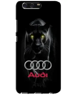Чехол для Huawei P10 (VTR) с картинкой «Пантера и Audi»