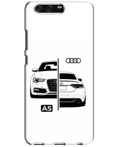 Чехол для Huawei P10 (VTR) с картинкой «Audi — контрастный дизайн»