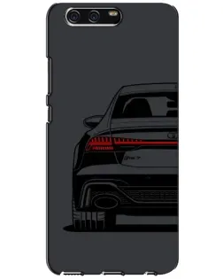 Чехол для Huawei P10 (VTR) с картинкой «Задняя часть Audi — арт»