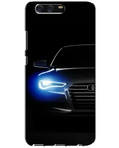 Чехол для Huawei P10 (VTR) с картинкой «Неоновый взгляд Audi»