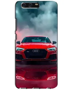 Чехол для Huawei P10 (VTR) с картинкой «Audi RS — красный стиль»