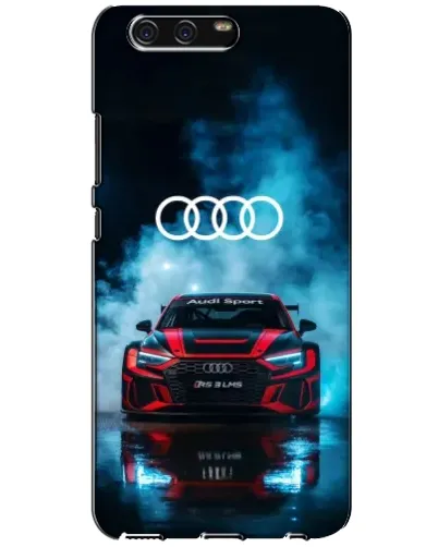Чехол для Huawei P10 (VTR) с картинкой «Audi Sport — неон»