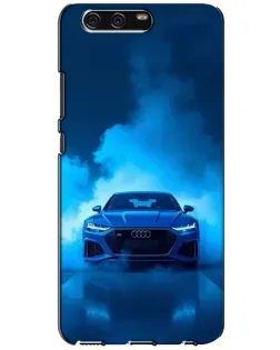 Чехол для Huawei P10 (VTR) с картинкой «Audi — голубая энергия»