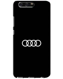 Чехол для Huawei P10 (VTR) с картинкой «Audi White Logo»