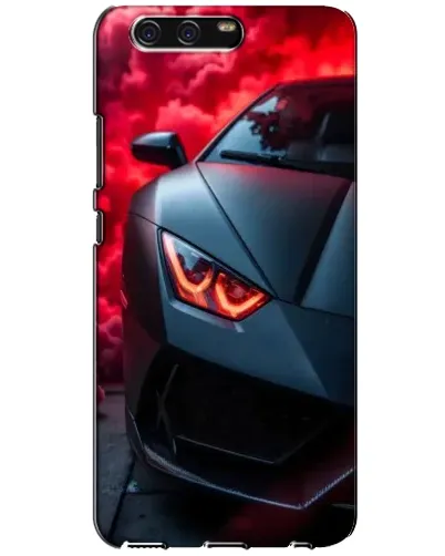 Чехол для Huawei P10 (VTR) с картинкой «Lamborghini красное сияние»