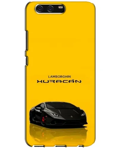 Чехол для Huawei P10 (VTR) с картинкой «Lamborghini Huracan черный»