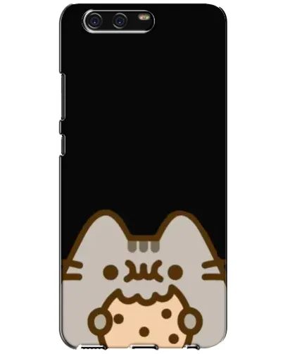 Чехол для Huawei P10 (VTR) с картинкой «Пушин на черном»