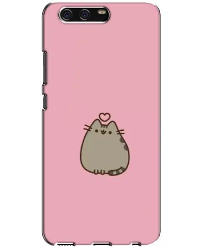 Чехол для Huawei P10 (VTR) с картинкой «Pusheen сердце»