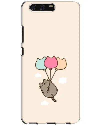 Чехол для Huawei P10 (VTR) с картинкой «Пушин на шариках»