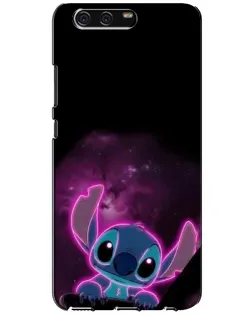 Чехол для Huawei P10 (VTR) с картинкой «Неоновый Stitch»