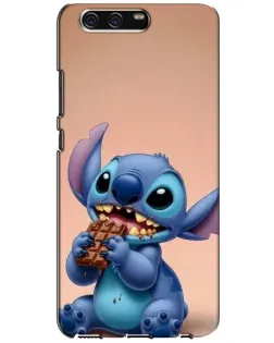 Чехол для Huawei P10 (VTR) с картинкой «Стич ест шоколад»